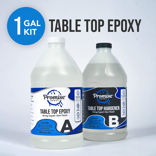 Promise Epoxy – Clear Table Top Epoxy Resin That Self Levels