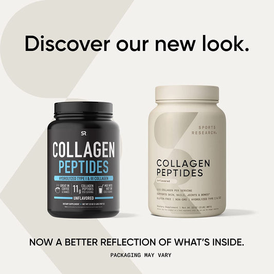 Sports Research Collagen Peptides – Hydrolyzed Type 1 & 3