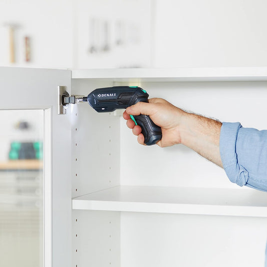 Denali by SKIL 4V Cordless Pivoting Screwdriver with10-Piece Bit Set