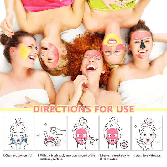 5 Pcs Face Mask Skin Care Set for Deep Pore Cleansing