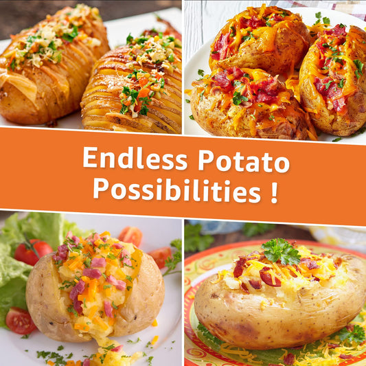 Microwave Potato Cooker SEEN-ON-TV Cooks in Minutes Tender & Fluffy Spuds