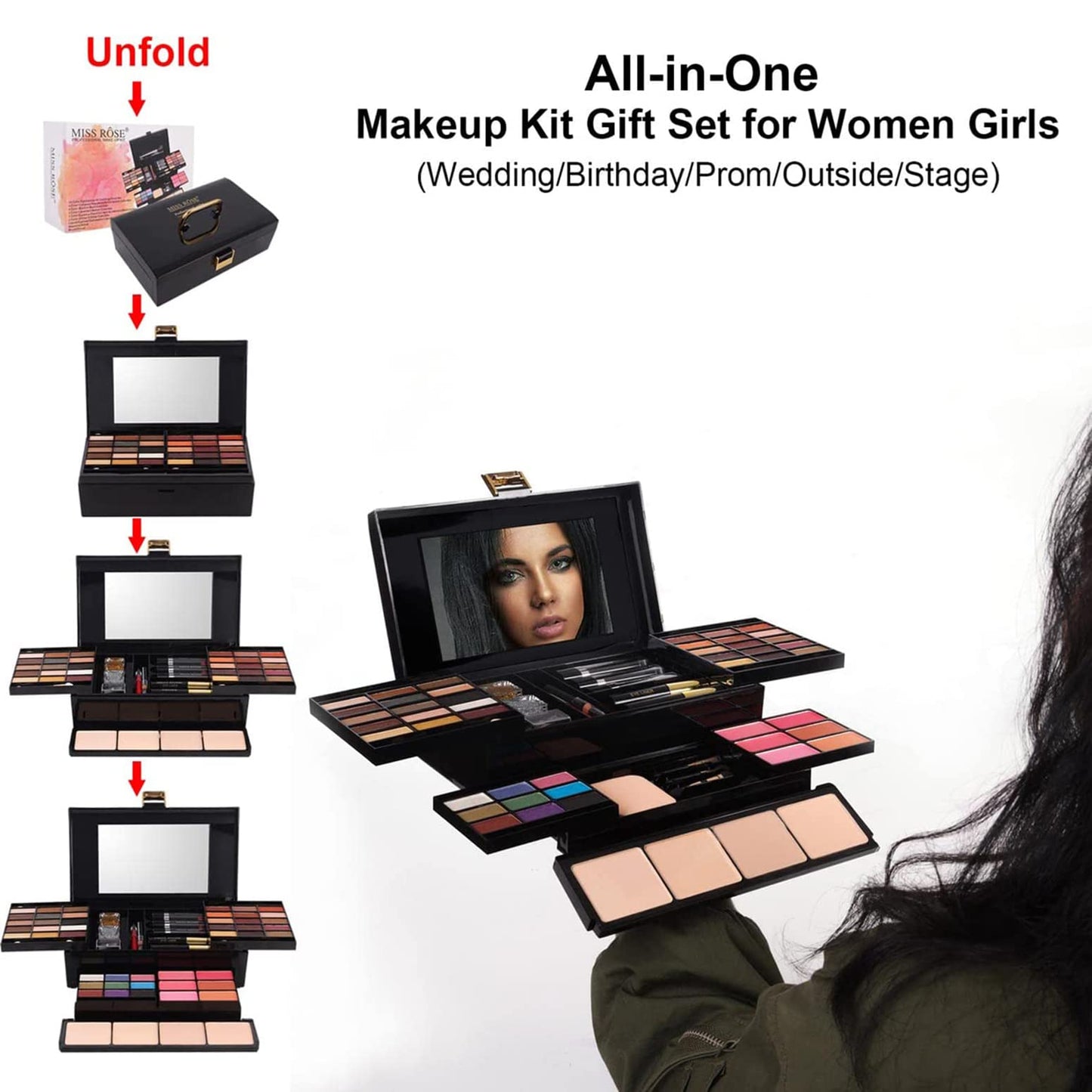 58 colors Professional Makeup Kit for Women Full Kit