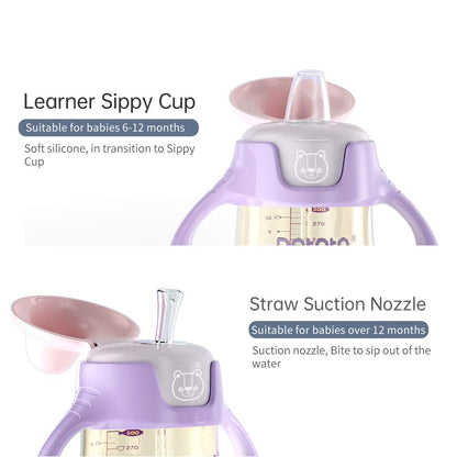POTATO Sippy Cups For Toddlers with Straw Spill Proof