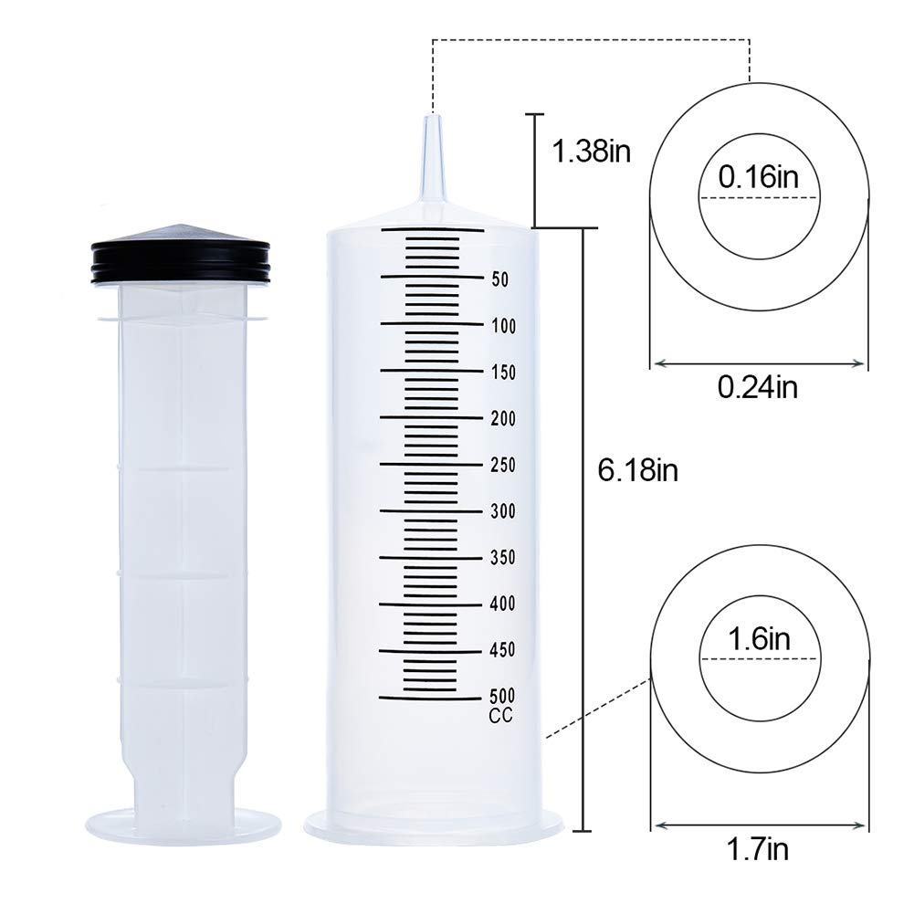 500ml Large Syringe with 27.6 Inch Tube