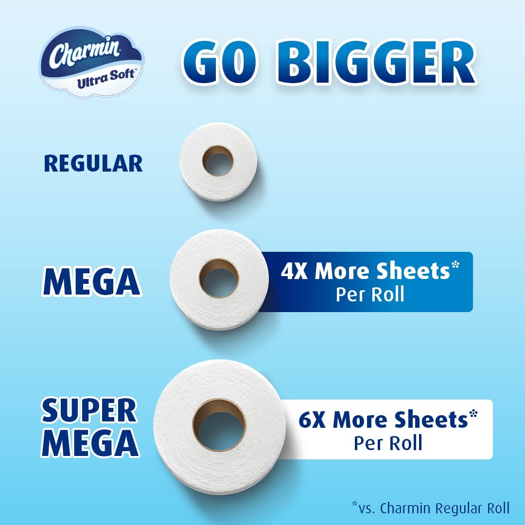 Charmin Ultra Soft Cushiony Touch Toilet Paper