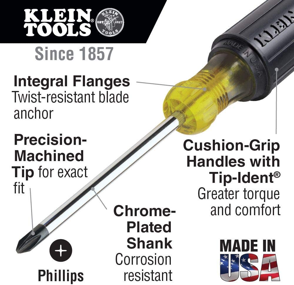 Klein Tools 85445 Screwdriver Set, 5-Piece