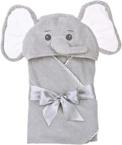 Bearington Baby Lil’ Spout Elephant Hooded Bath Towel