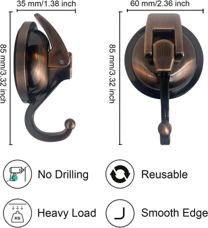 YSSILADI Suction Cup Hooks Heavy Duty Vacuum Suction
