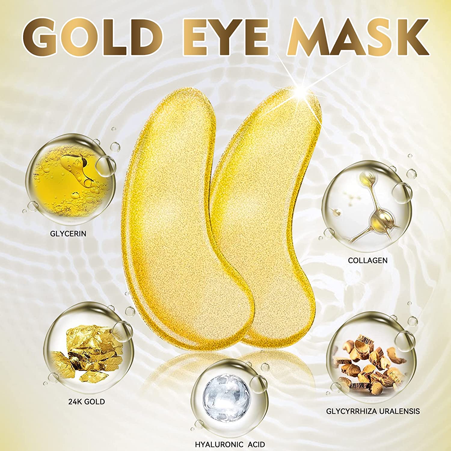 DORPETLY Under Eye Mask(32 Pairs)