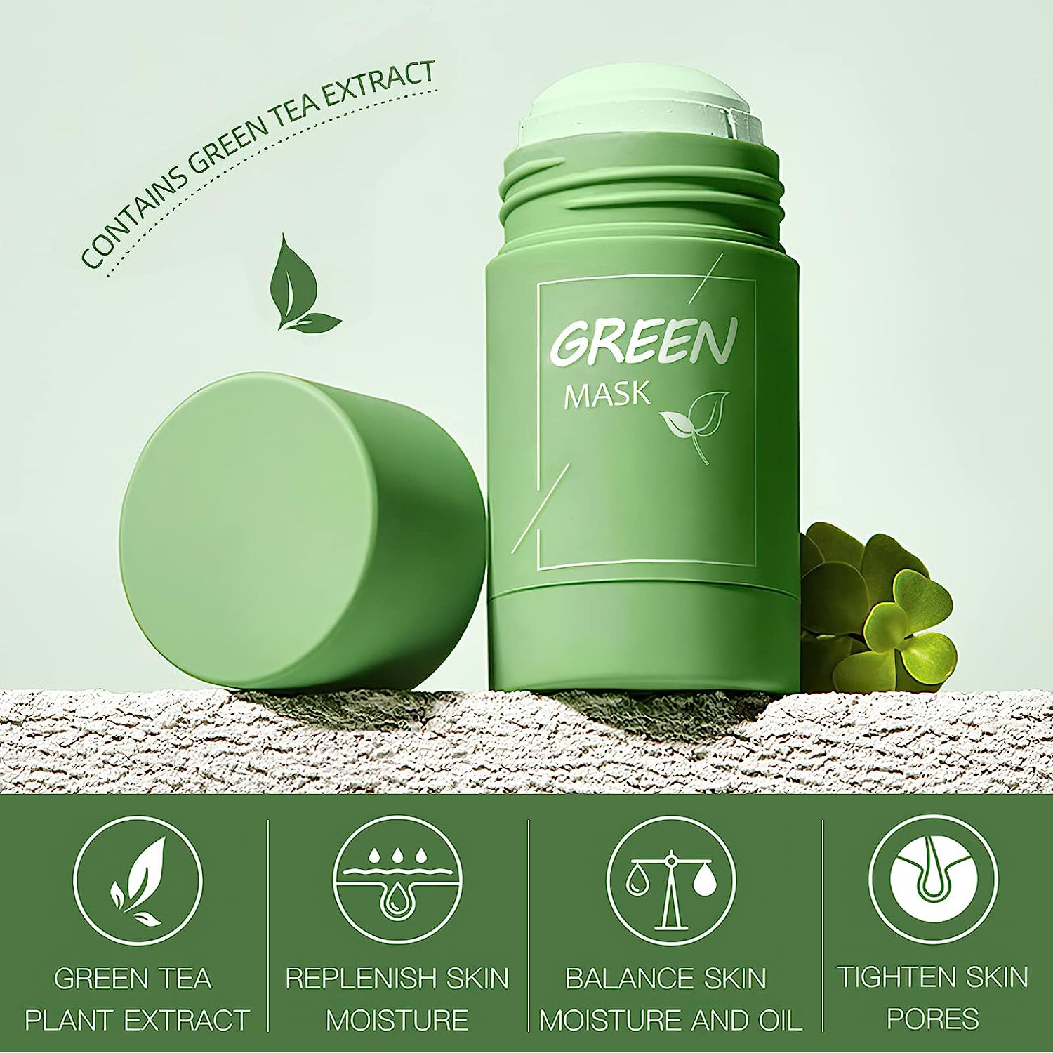 Ursoulney Green Tea Mask Stick for Face Mask