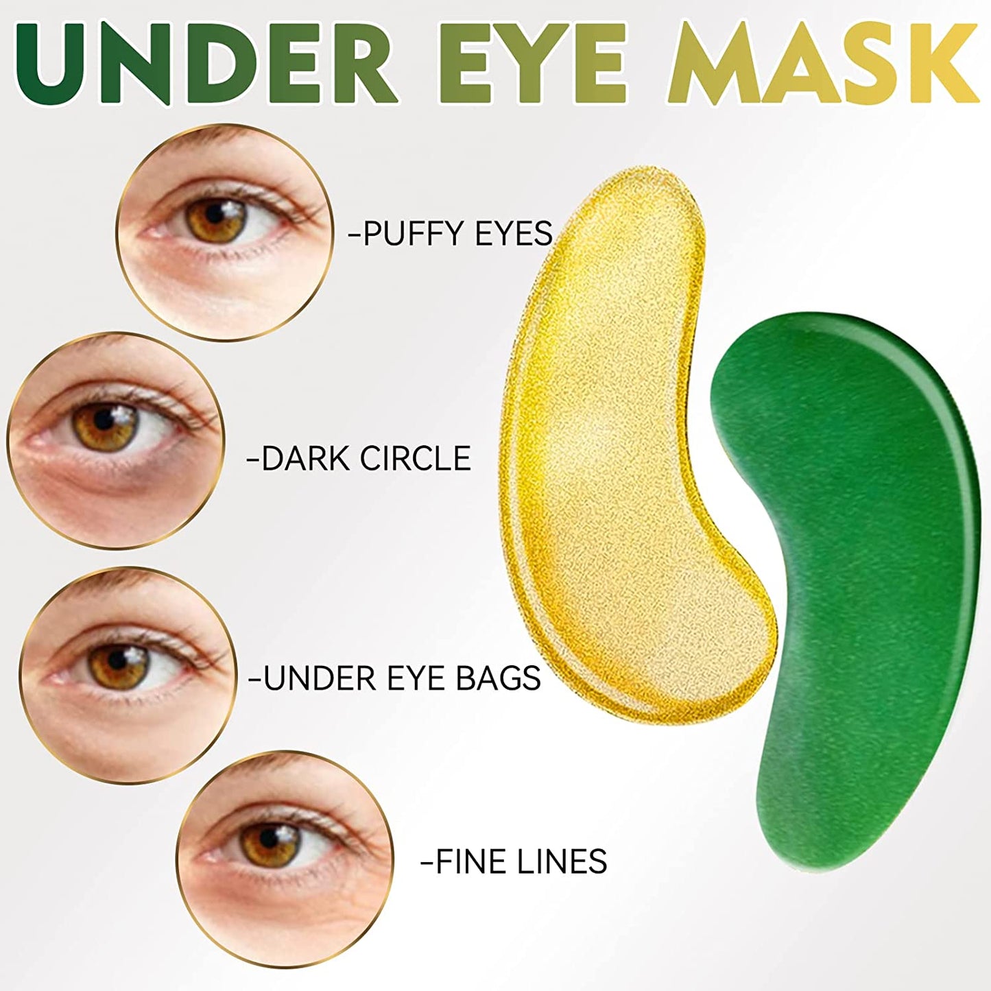 DORPETLY Under Eye Mask(32 Pairs)