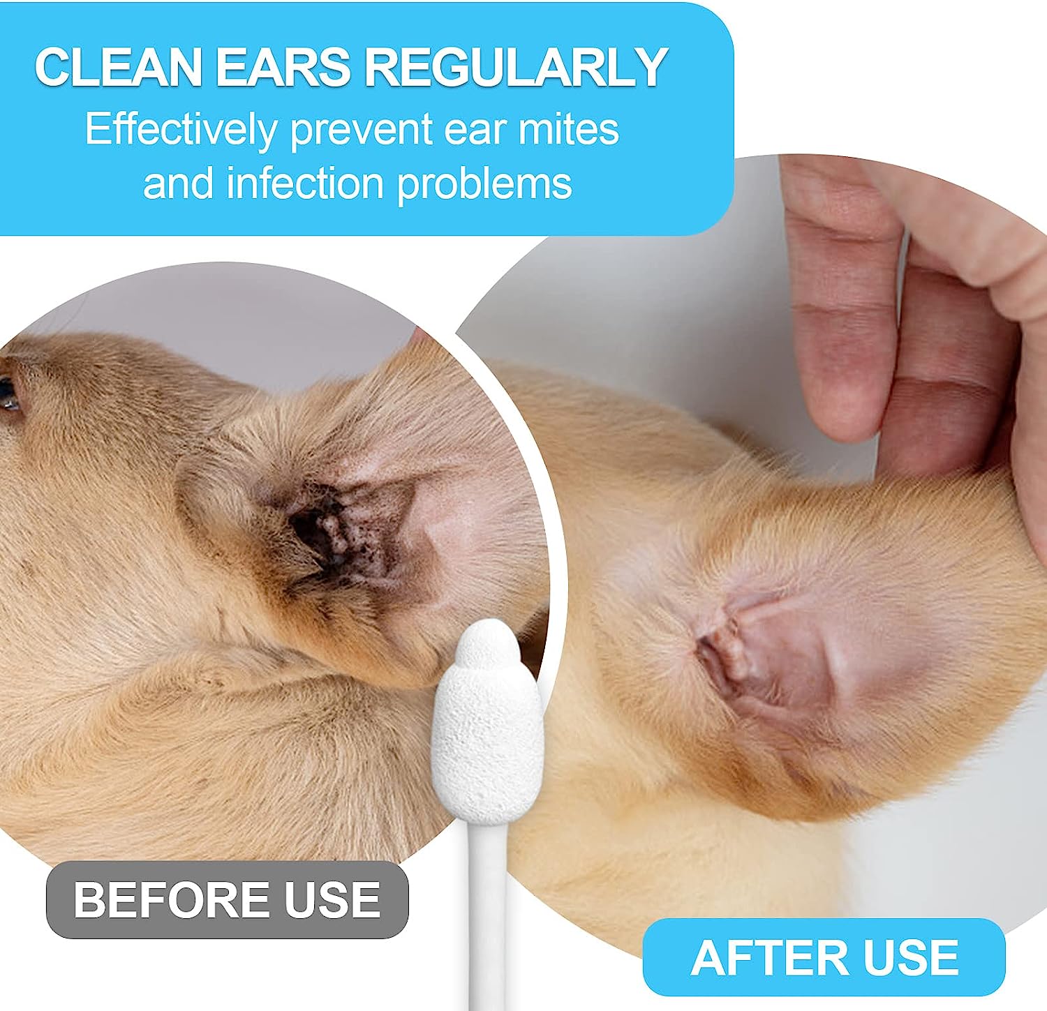 Dog Ear Cleaner dog ear infection treatment Gourd