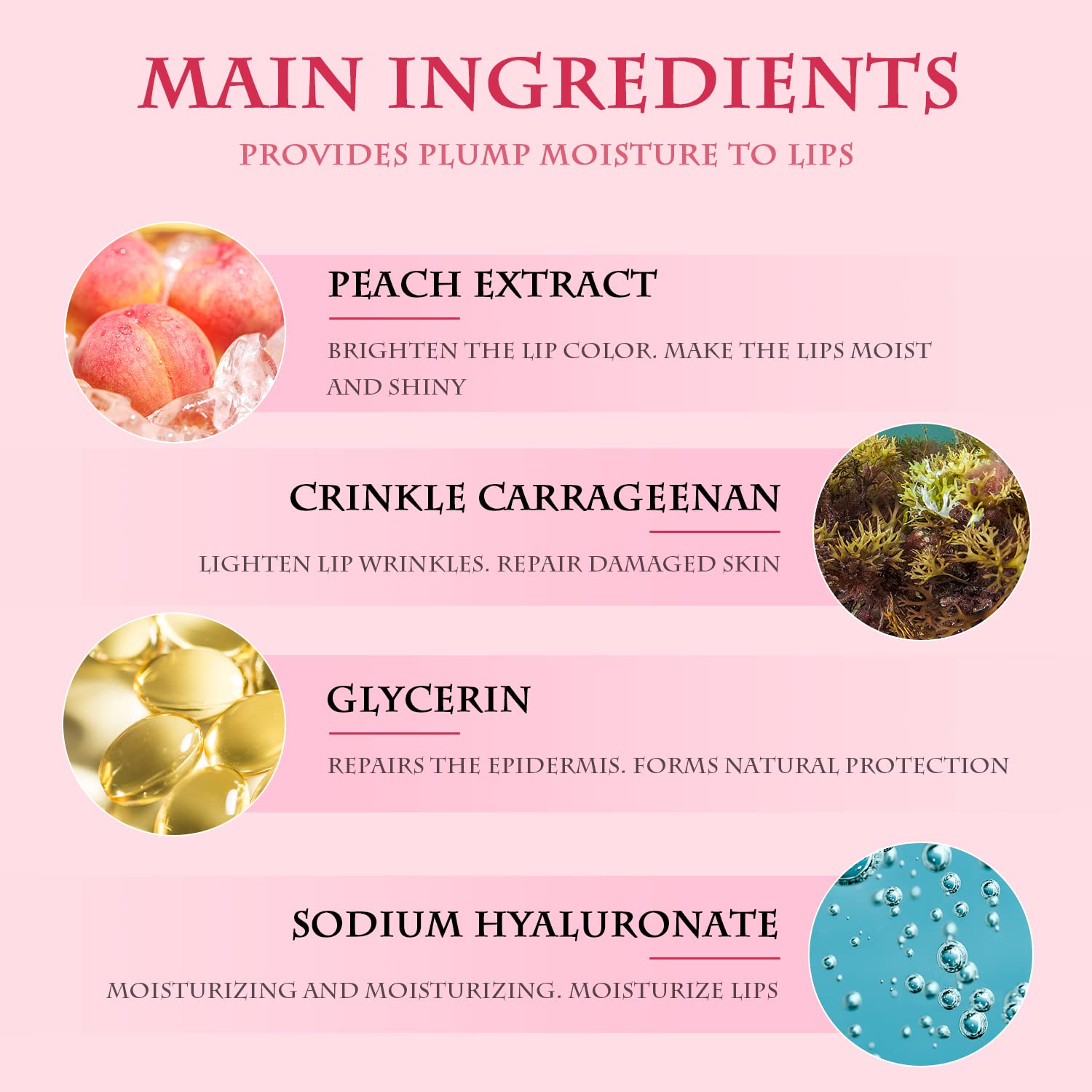 30 Pieces Collagen Crystal Pink Lip Care Gel Masks