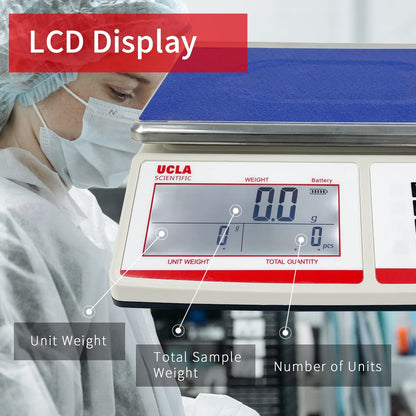 UCLA SCIENTIFIC Big LCD lb oz kg Unit Weight Gram Scales