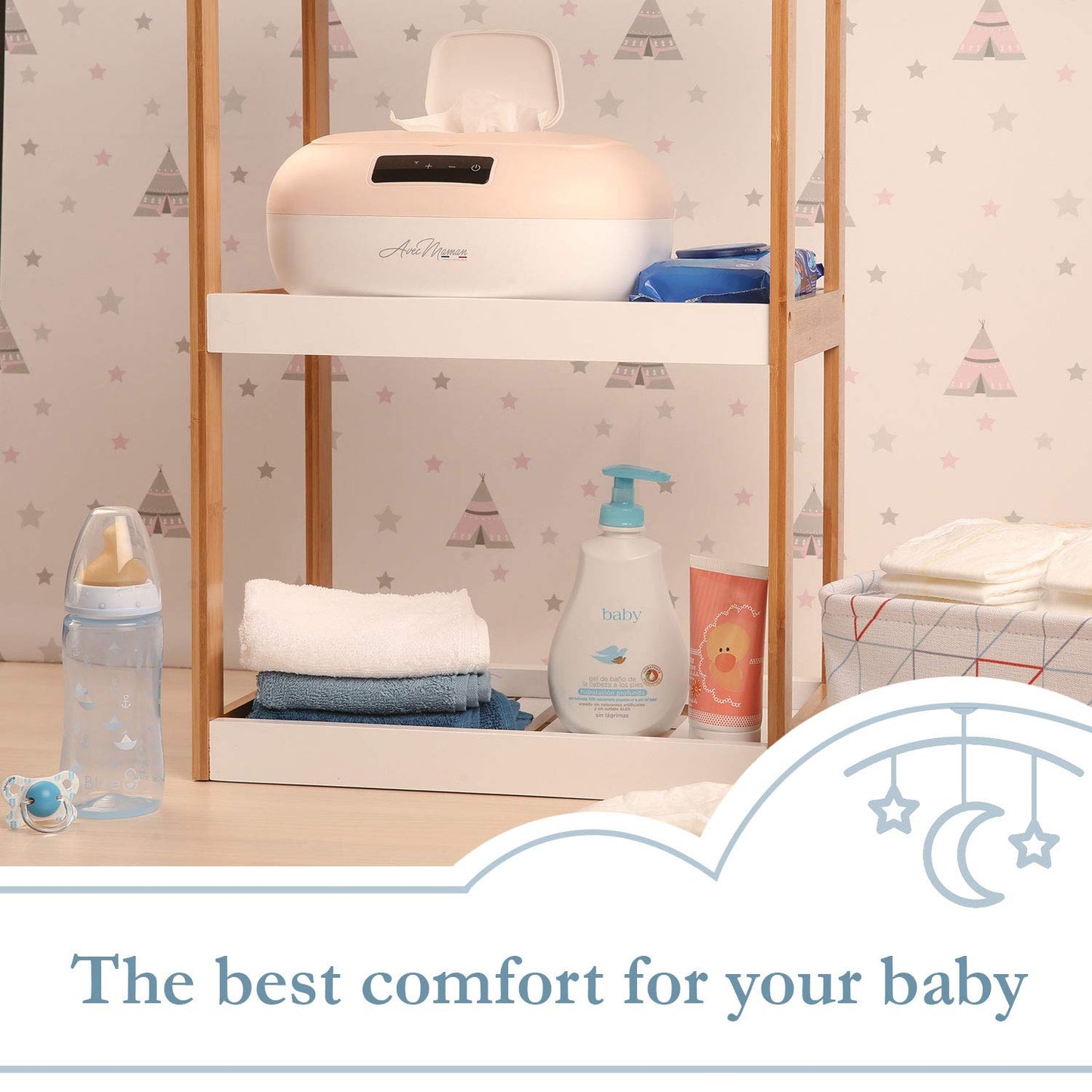 Avec Maman La Caresse Baby Wipe Warmer – New 2023