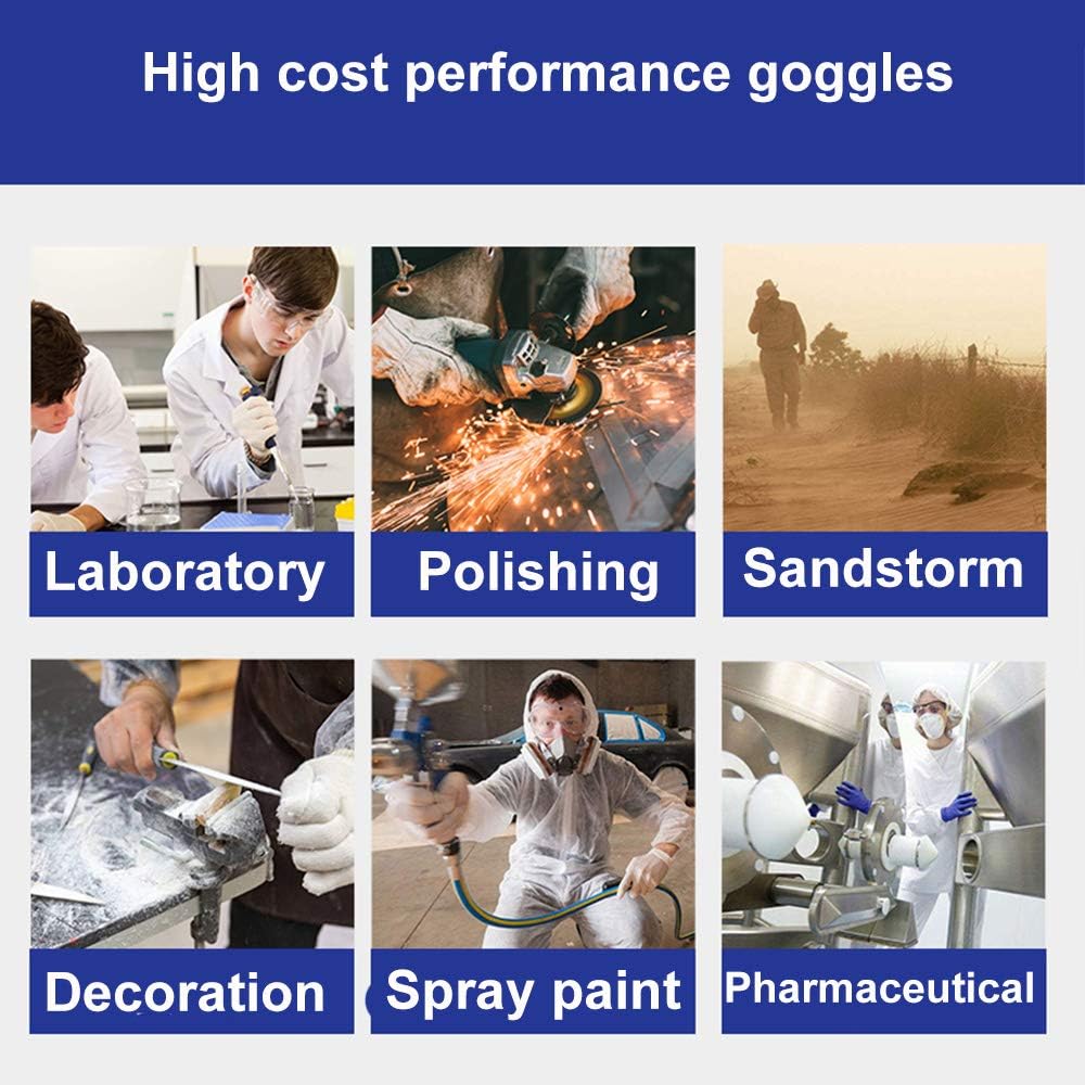 Supermore Anti-Fog Protective Safety Goggles Lab Goggles