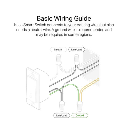 Kasa Smart Light Switch HS200, Single Pole, Needs Neutral Wire