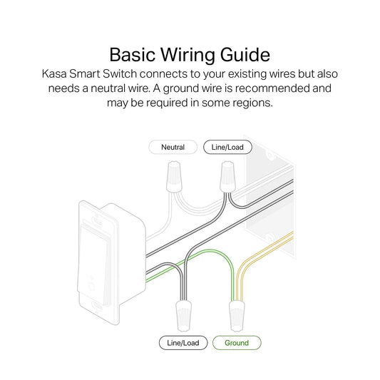 Kasa Smart Light Switch HS200, Single Pole, Needs Neutral Wire