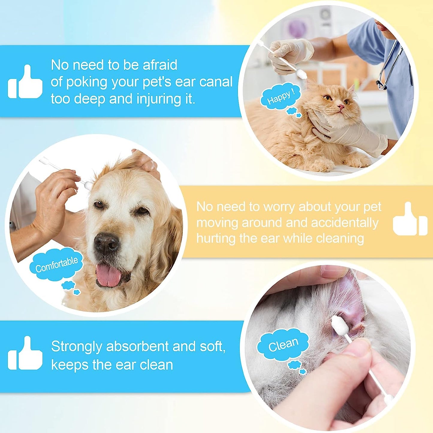 Dog Ear Cleaner dog ear infection treatment Gourd