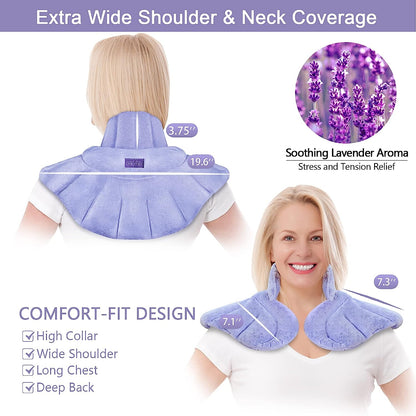 REVIX Microwave Heating Pad for Neck Shoulders and Back Pain Relief