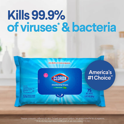 Clorox Disinfecting Wipes, Bleach Free Cleaning Wipes