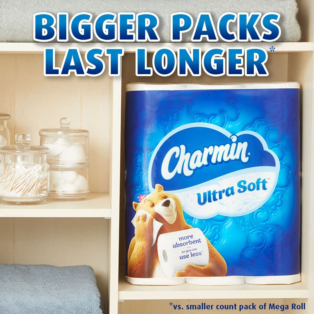 Charmin Ultra Soft Cushiony Touch Toilet Paper