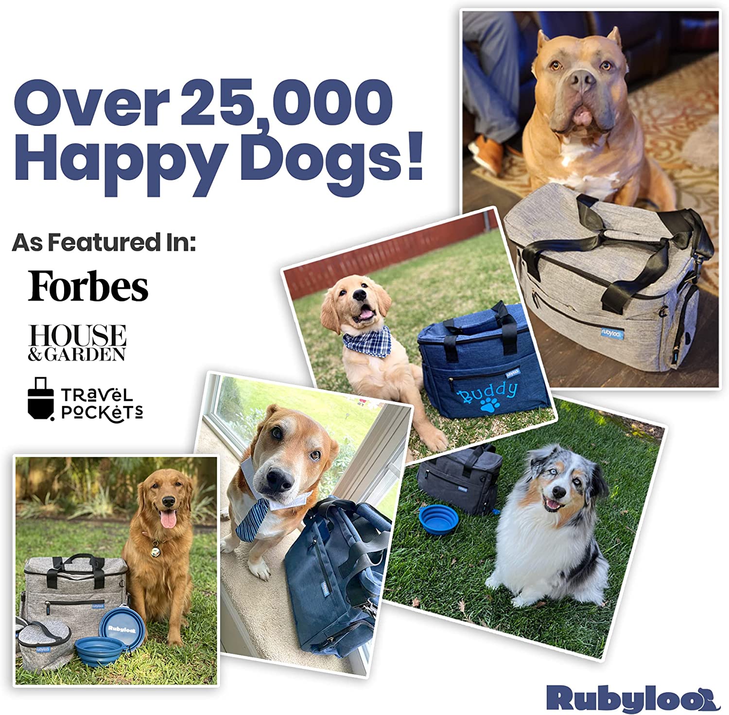 Rubyloo The Original Doggy Bag™ | Dog Travel Bag