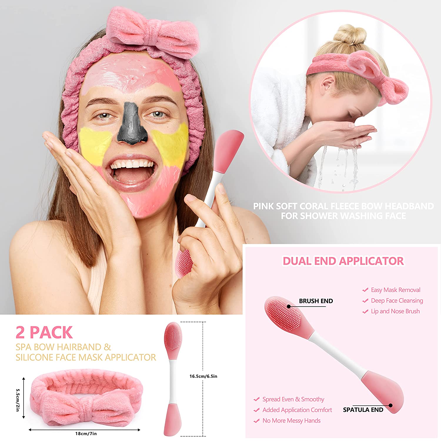 5 Pcs Face Mask Skin Care Set for Deep Pore Cleansing