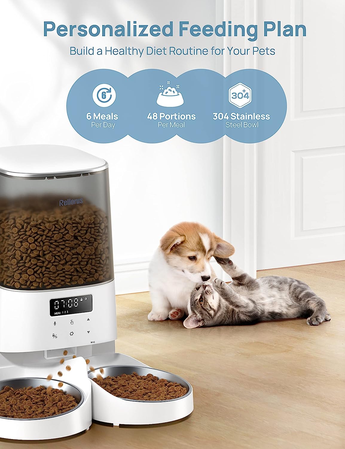 Rellorus Automatic Cat Feeders