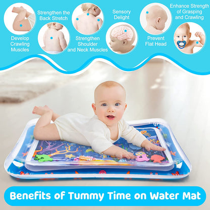 Yeeeasy Tummy Time Water Mat 丨Water Play Mat