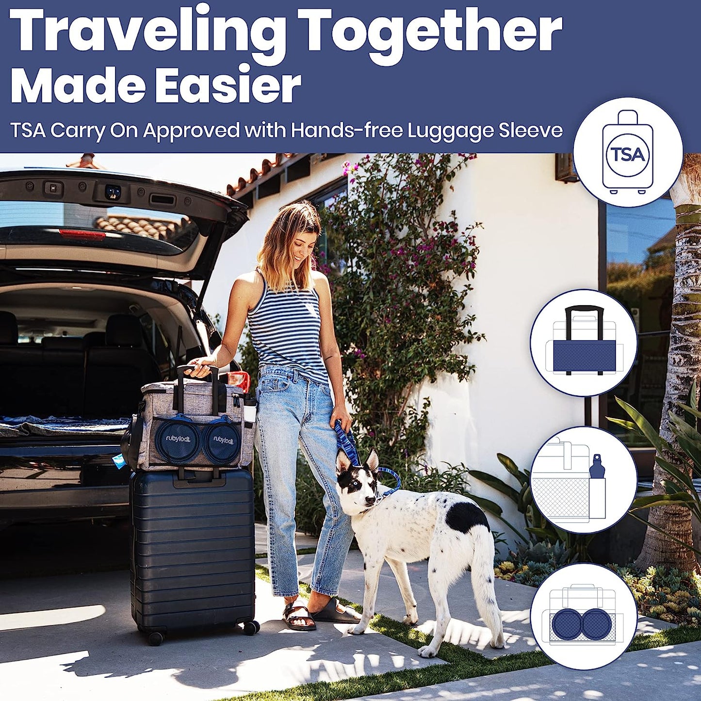 Rubyloo The Original Doggy Bag™ | Dog Travel Bag