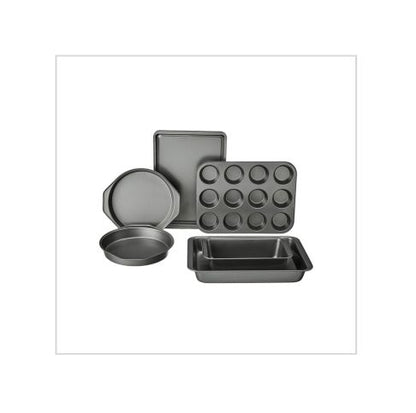 Amazon Basics 6-Piece Nonstick, Carbon Steel Oven Bakeware Baking Set