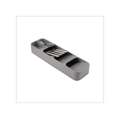 THELTA Plastic Compact Cutlery Organizer Rack Knife Fork Spoon Tray