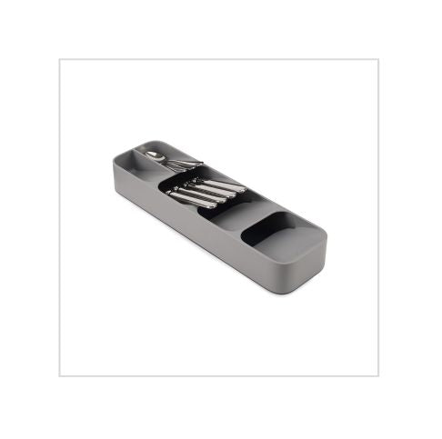 THELTA Plastic Compact Cutlery Organizer Rack Knife Fork Spoon Tray