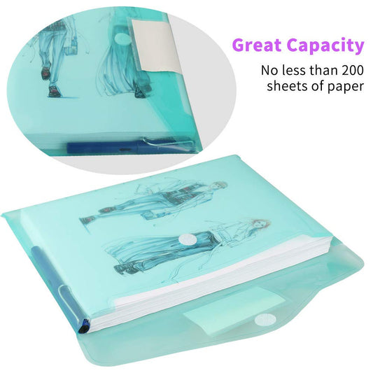 OUTYLTS 11 Pack Plastic Poly Filing Envelopes