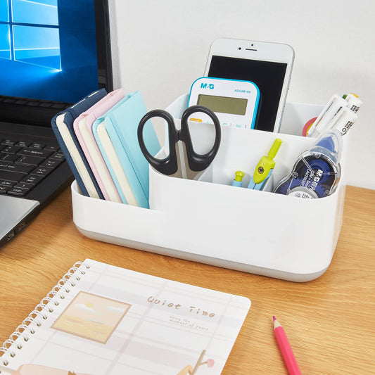 LETURE Desktop Storage Organizer, Pen Pencil Card Holder Box