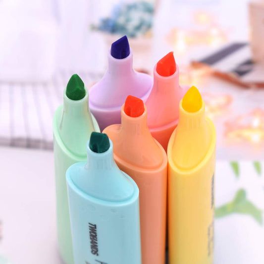 TWOHANDS Highlighter,Chisel Tip Marker Pen