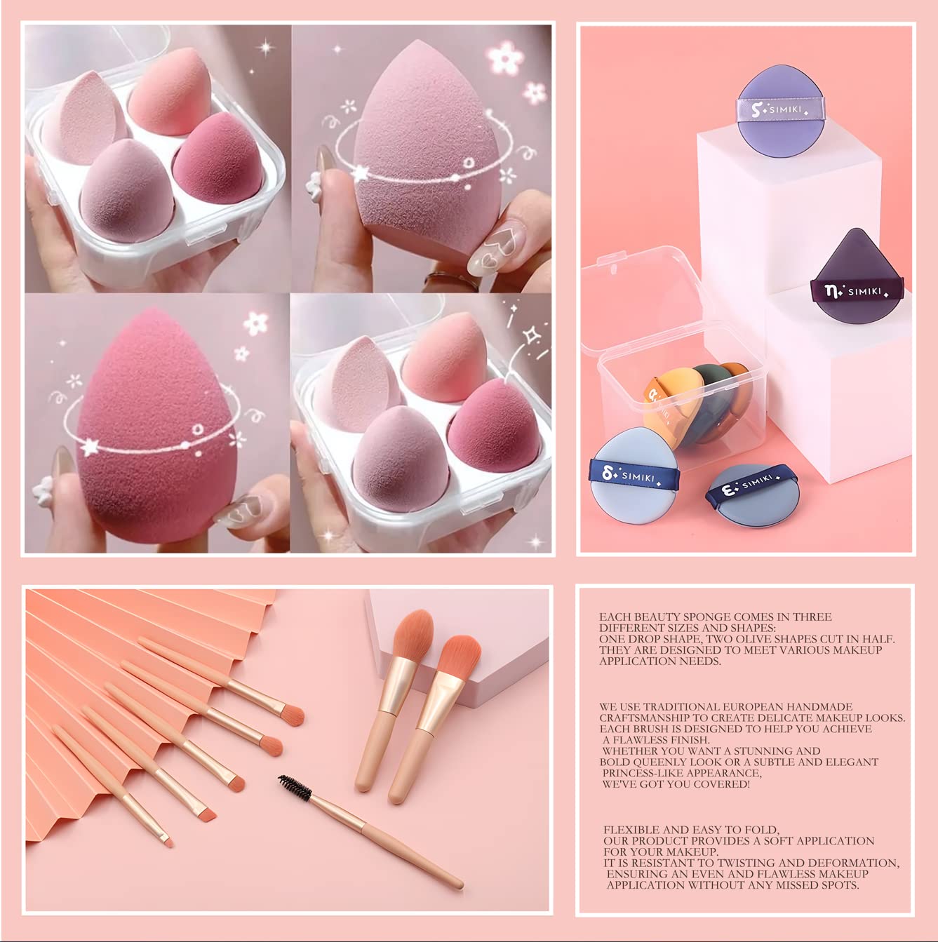 Miss Puff Makeup Organizer with LED Mirror and Fan
