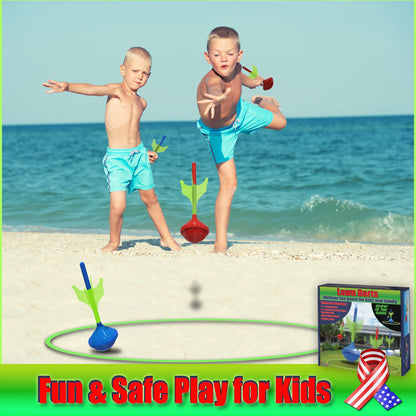 NOMNOM TOYS, Glow in The Dark Lawn Darts Game