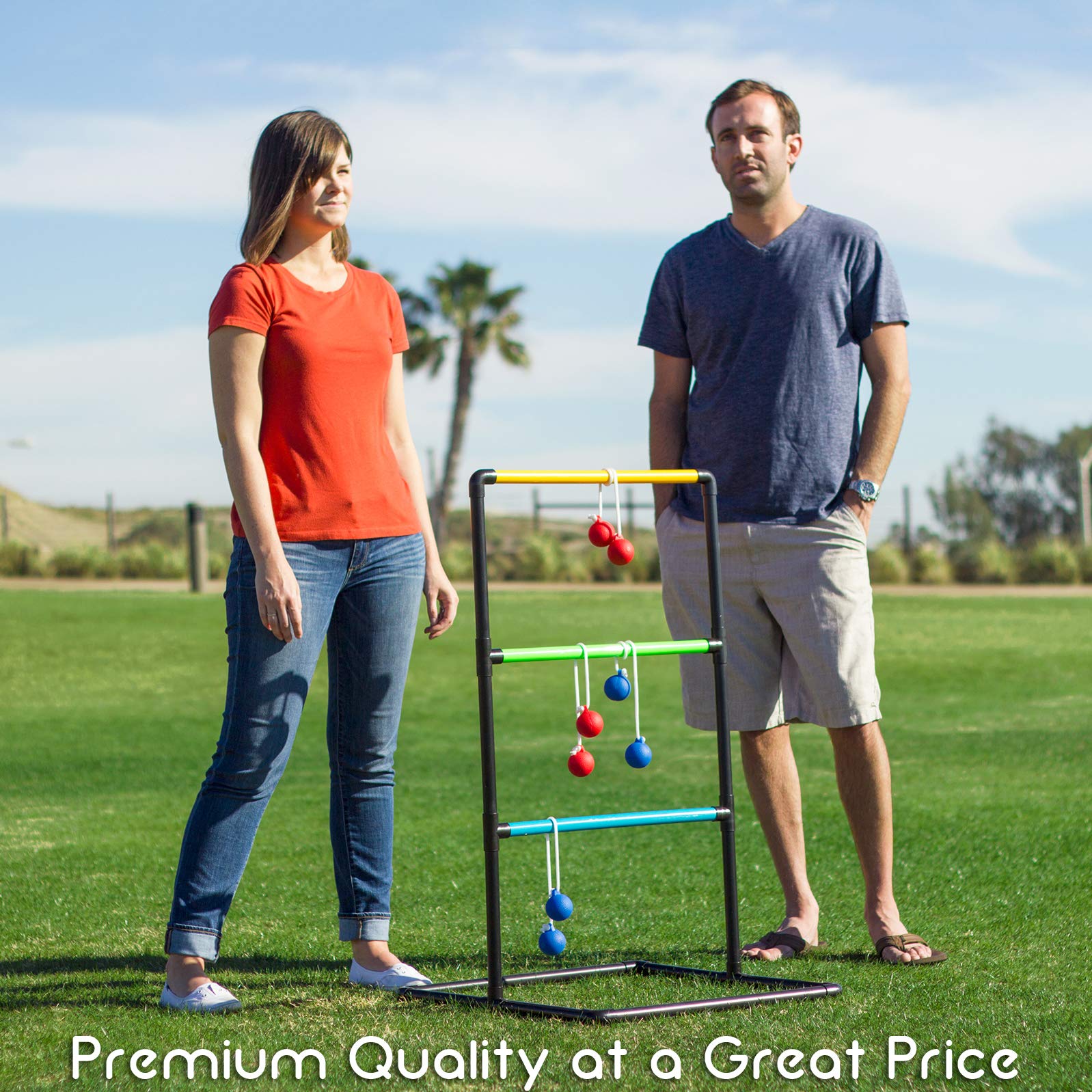 GoSports Ladder Toss Indoor & Outdoor Game Set