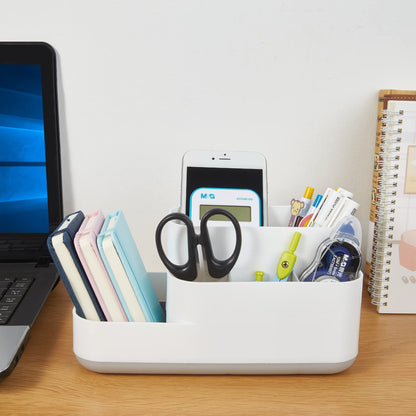LETURE Desktop Storage Organizer, Pen Pencil Card Holder Box