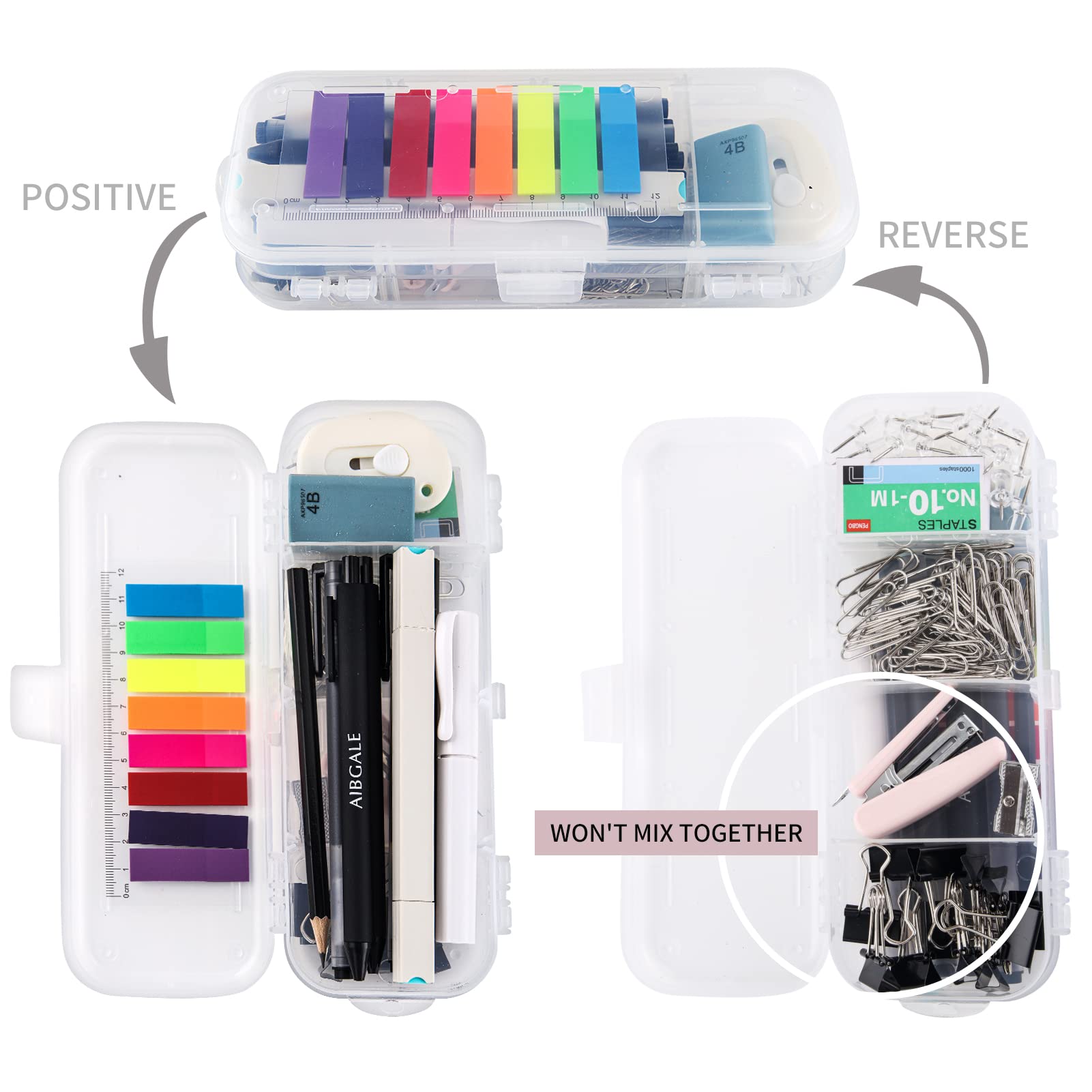 123 Pcs Office Supplies Kit with Desk Organizers