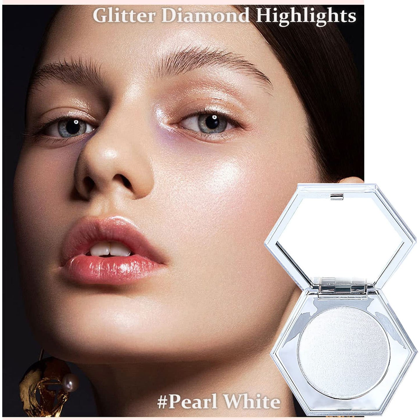Shimmering Body Highlighter Makeup Palette Glitter