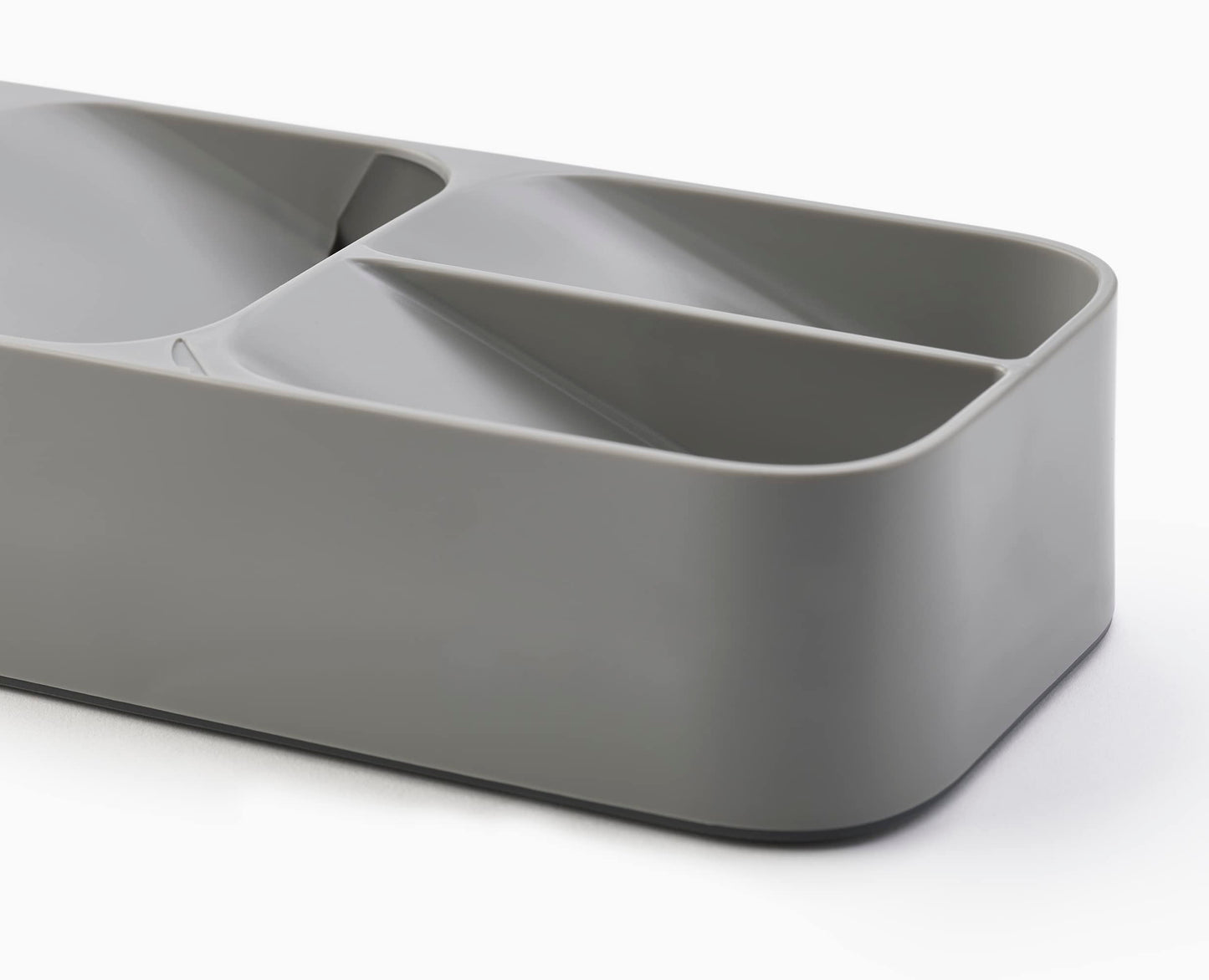 THELTA Plastic Compact Cutlery Organizer Rack Knife Fork Spoon Tray