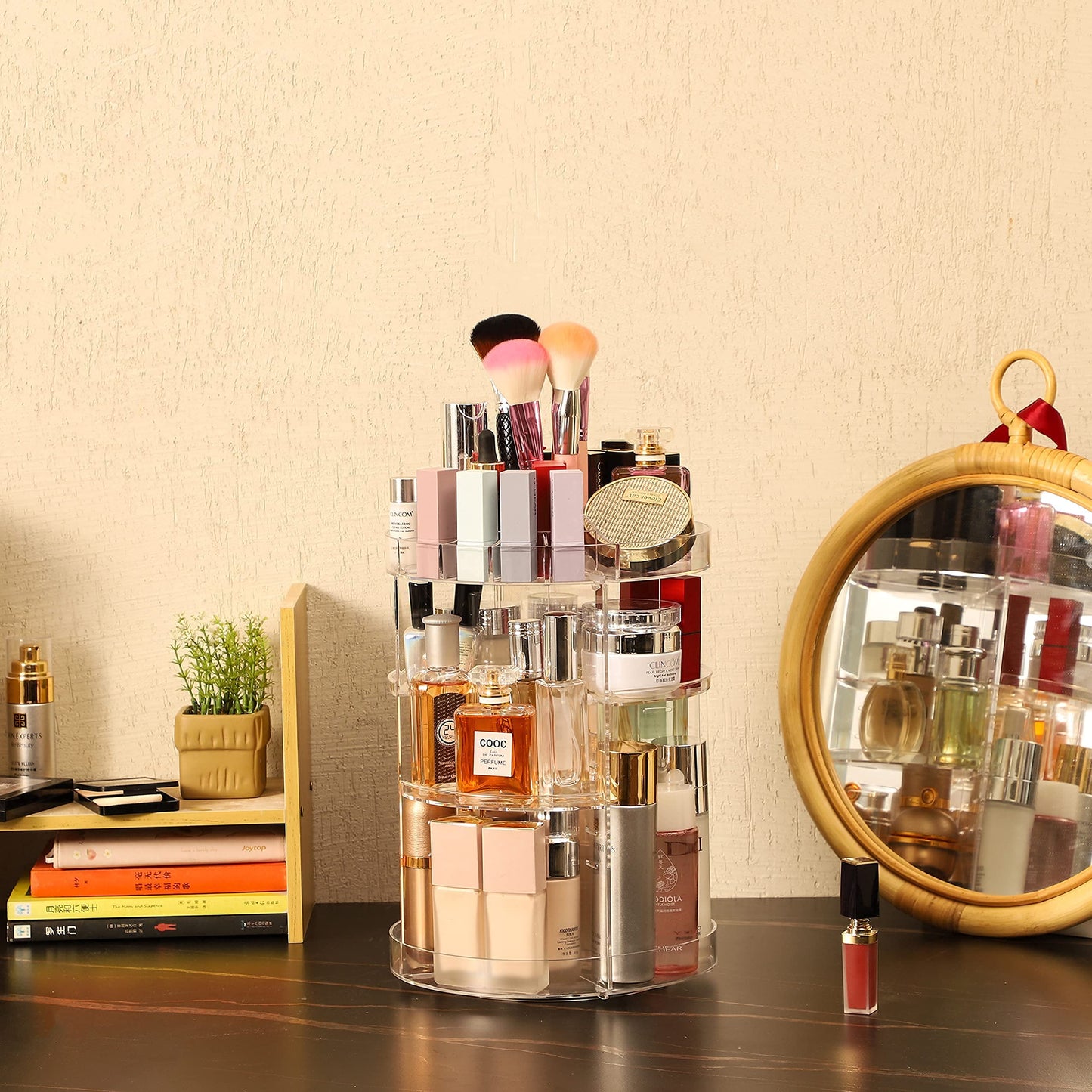 Makeup Organizer, 360 Degree Rotating
