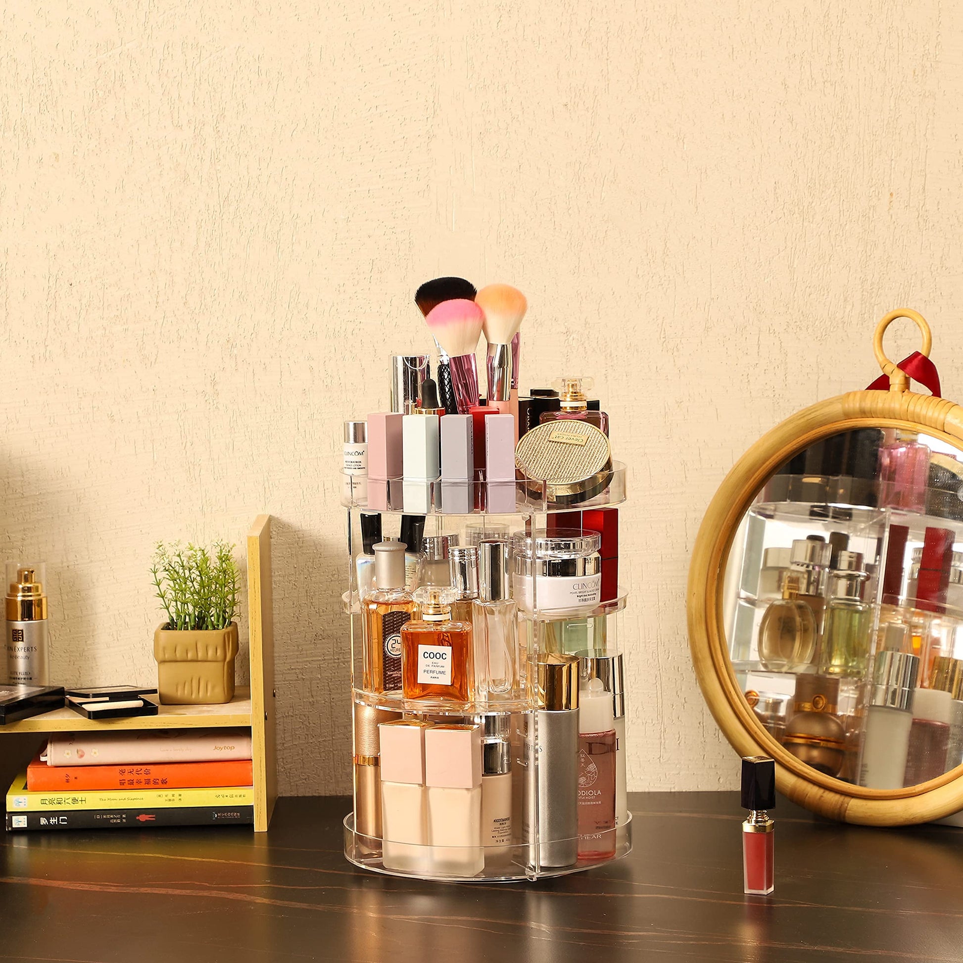 Makeup Organizer, 360 Degree Rotating