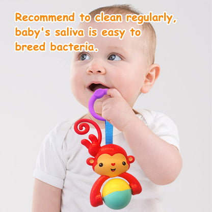 YUNLOVXEE Baby Toys, Cartoon Animal Hanging Rattle Toy