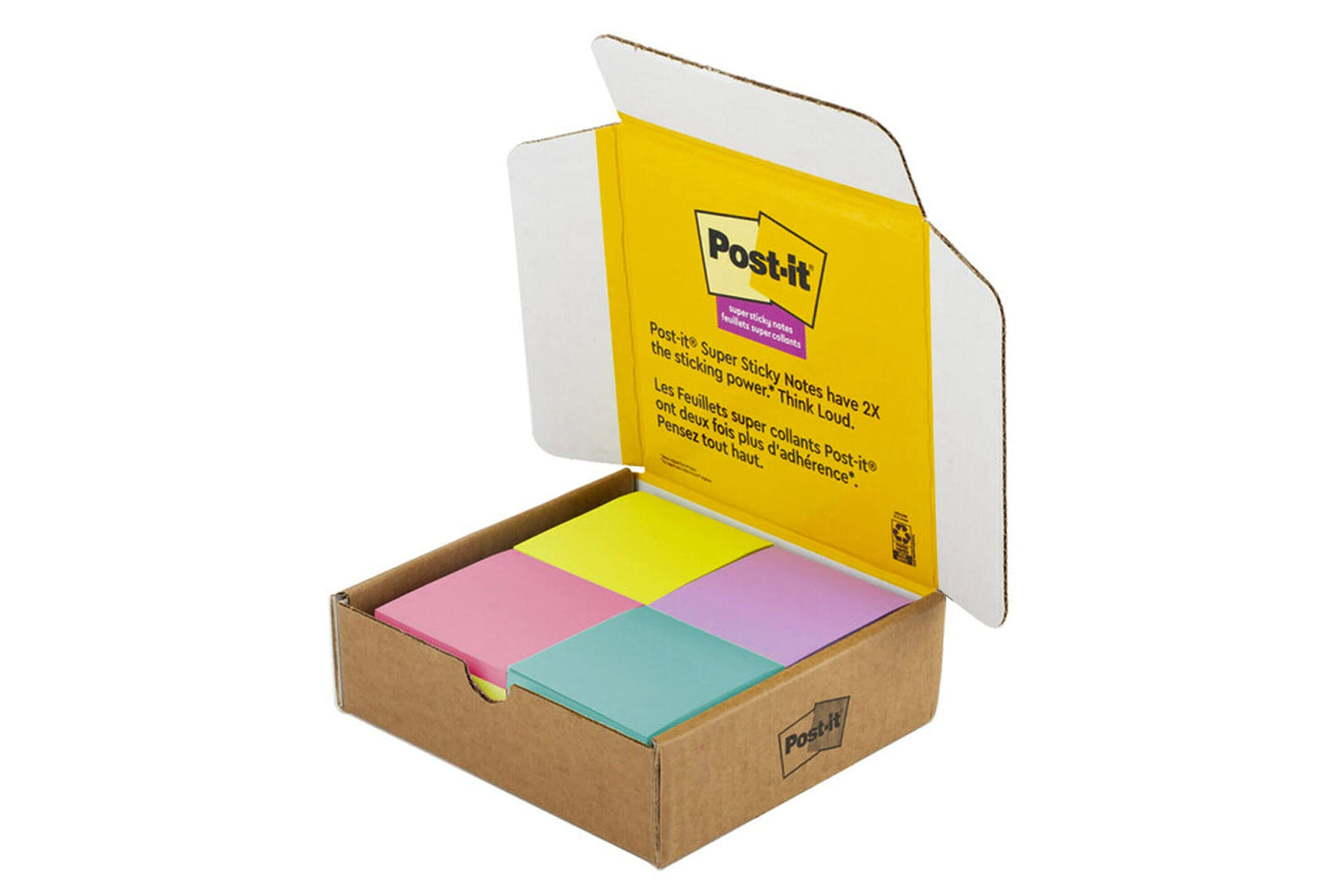 Post-it Super Sticky Notes, 3×3 in, 24 Pads/Pack, 70 Sheets/Pad