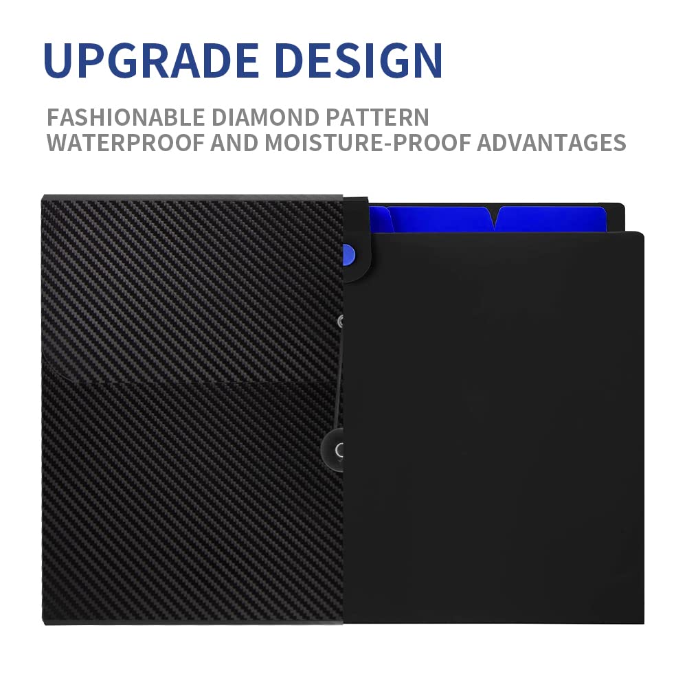 2Pcs Expanding File Folder, 13 Pockets Accordion File Holder Organizer