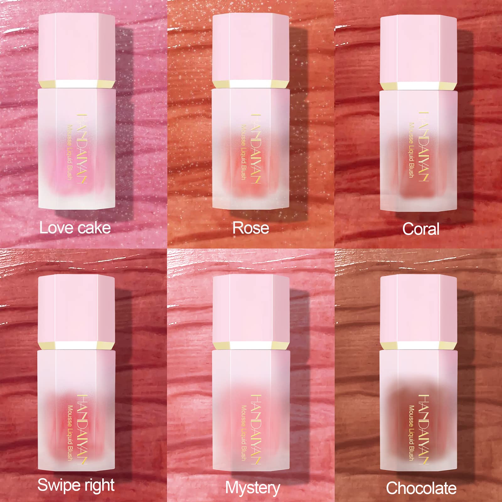 GL-Turelifes Cream Liquid Blush Makeup, Air Cushion Blush